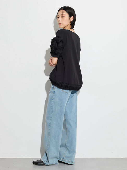 GARAGE OF GOOD CLOTHING「フリンジジャカードブラウス」|シャツ・ブラウス|