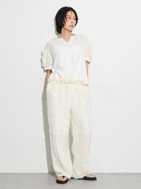 GARAGE OF GOOD CLOTHING「フリンジジャカードブラウス」|シャツ・ブラウス|