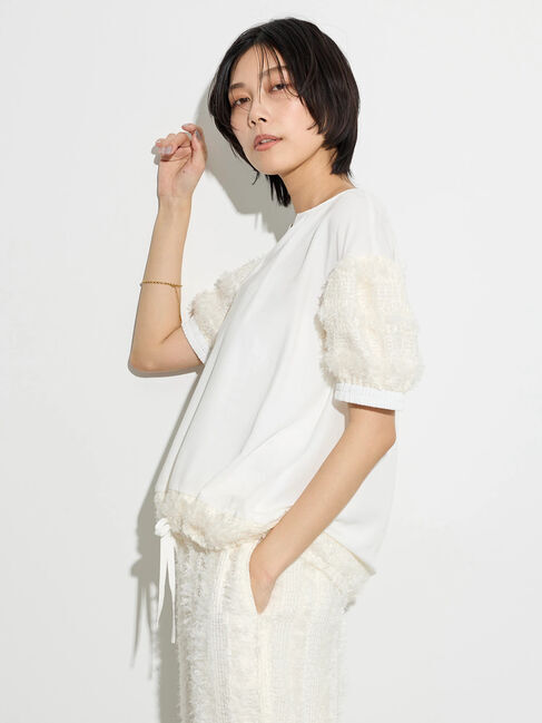 GARAGE OF GOOD CLOTHING「フリンジジャカードブラウス」|シャツ・ブラウス|