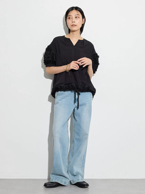 GARAGE OF GOOD CLOTHING「フリンジジャカードブラウス」|シャツ・ブラウス|