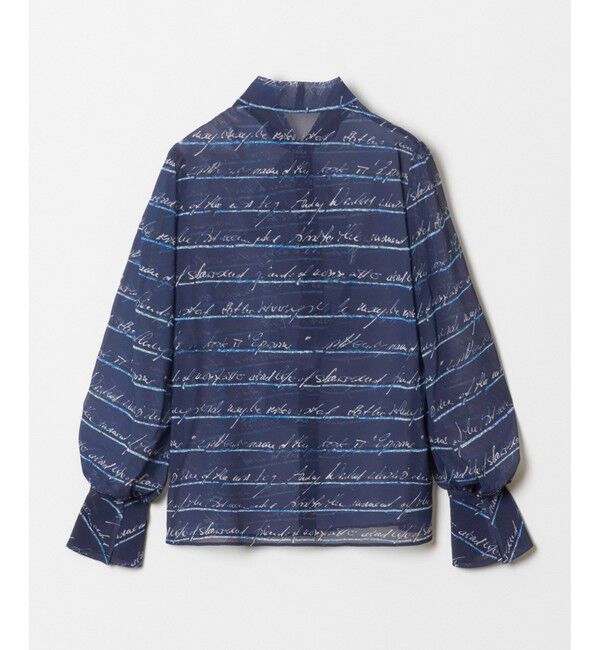 LOULOU WILLOUGHBY「【LOULOU WILLOUGHBY】RATTIレタードボーダーブラウス」|シャツ・ブラウス|