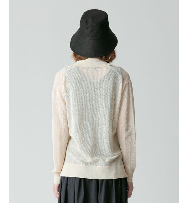 allureville「シアーカノコスキッパーネック プルオーバー」|ニット・セーター|