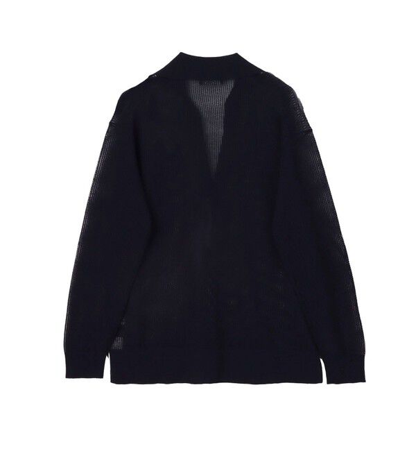 allureville「シアーカノコスキッパーネック プルオーバー」|ニット・セーター|