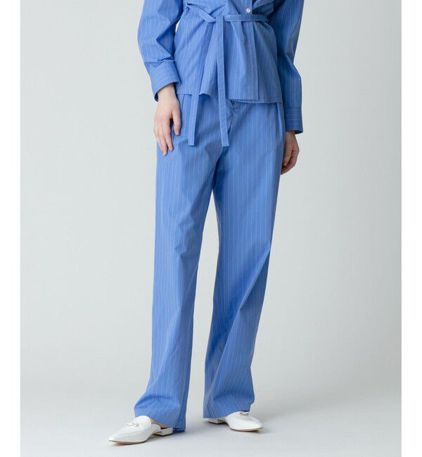 allureville「タイプライターストライプパンツ」|チノ|