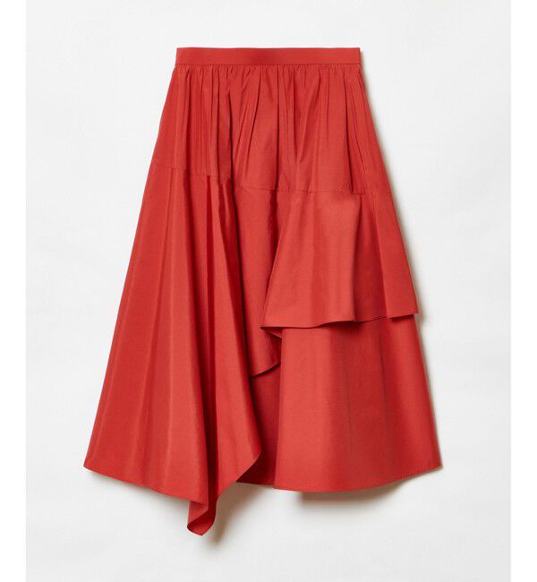 LOULOU WILLOUGHBY「【LOULOU WILLOUGHBY】イレギュラーラッフルスカート」|フレア|