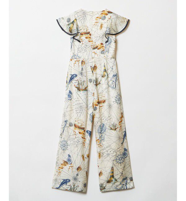 LOULOU WILLOUGHBY「【LOULOU WILLOUGHBY】voyageプリントオールインワン」|オールインワン|