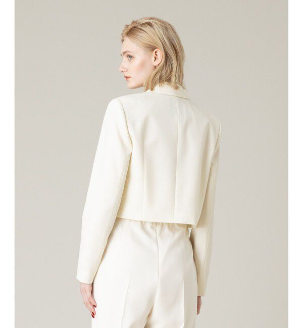 LOULOU WILLOUGHBY「【LOULOU WILLOUGHBY】ルマーノツイルショートジャケット」|テーラードジャケット|