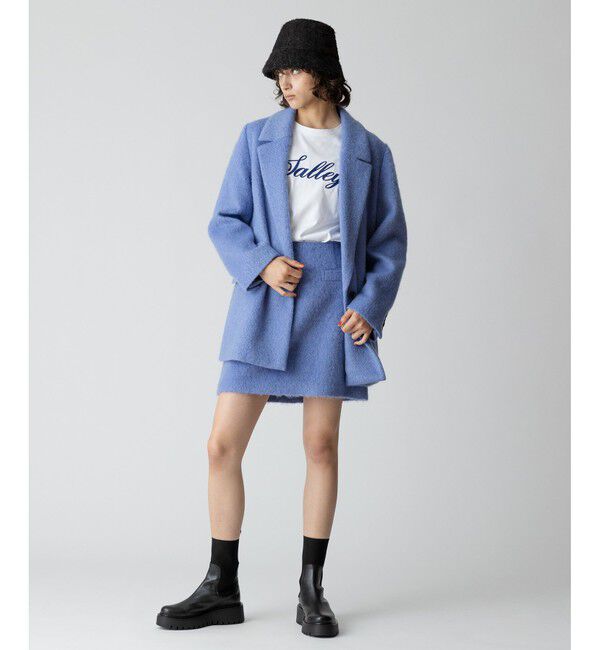 allureville「エンブロイダリーロゴTEE」|Tシャツ・カットソー|