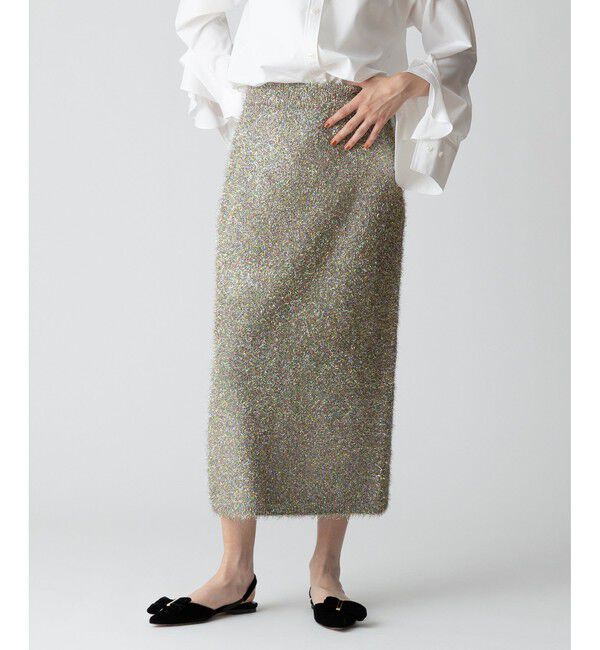 allureville「マルチラメシャギースカート」|スカート|