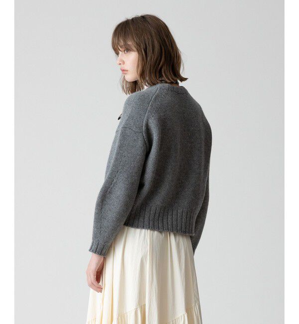 allureville「ウールカシミヤランタンスリーブプルオーバー」|ニット・セーター|