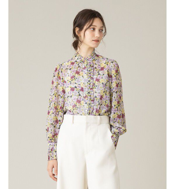 LOULOU WILLOUGHBY「【LOULOU WILLOUGHBY】小花プリント ブラウス」|シャツ・ブラウス|