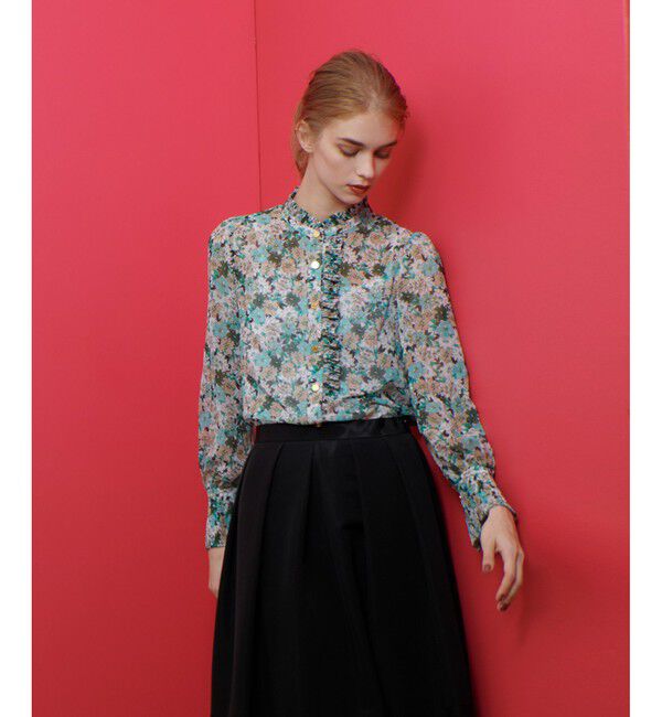 LOULOU WILLOUGHBY「【LOULOU WILLOUGHBY】小花プリント ブラウス」|シャツ・ブラウス|