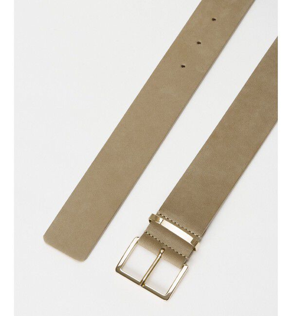 allureville「ワイドヌバックベルト」|ベルト|