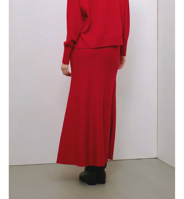 allureville「【セットアップ対応可能】ウール混Wフェイスナローマーメイドスカート」|スカート|