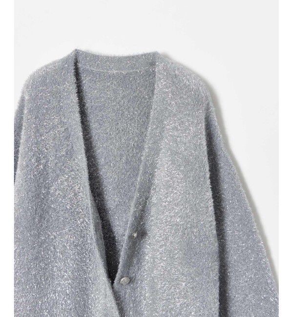 LOULOU WILLOUGHBY「【LOULOU WILLOUGHBY】フィルムフェザーミドルカーディガン」|カーディガン|