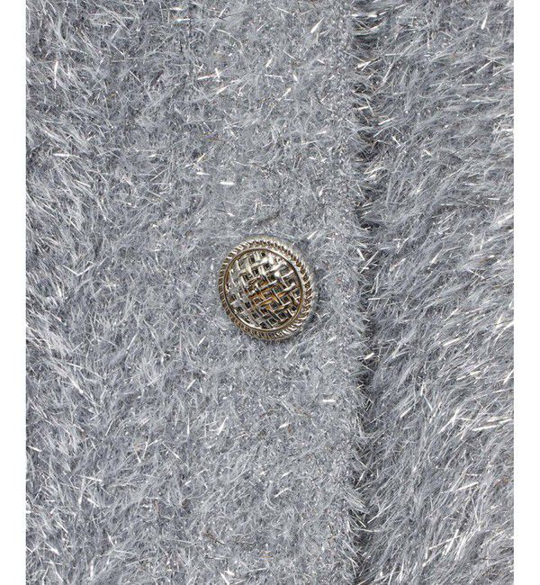 LOULOU WILLOUGHBY「【LOULOU WILLOUGHBY】フィルムフェザーミドルカーディガン」|カーディガン|