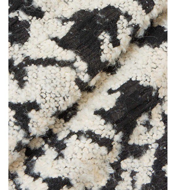 allureville「モノトーンパイルジャガードフレアミニスカート」|フレア|