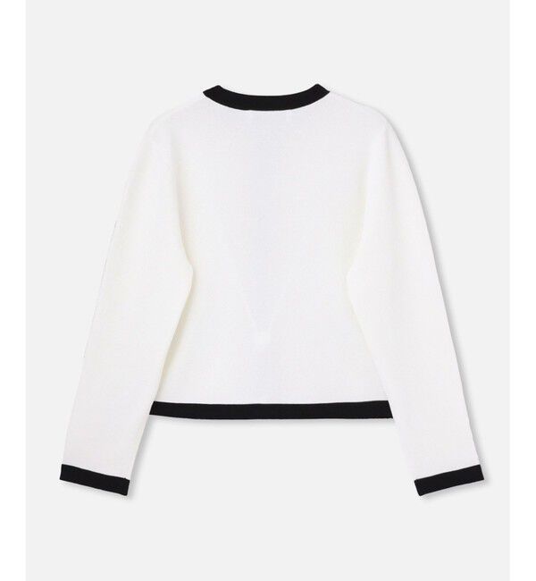 LOULOU WILLOUGHBY「◇【LOULOU WILLOUGHBY】バイカラーコンパクトカーディガン」|カーディガン|