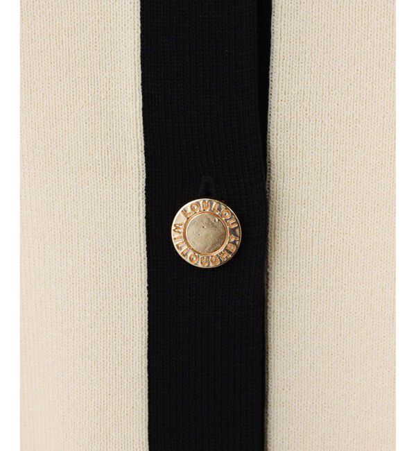 LOULOU WILLOUGHBY「◇【LOULOU WILLOUGHBY】バイカラーコンパクトカーディガン」|カーディガン|