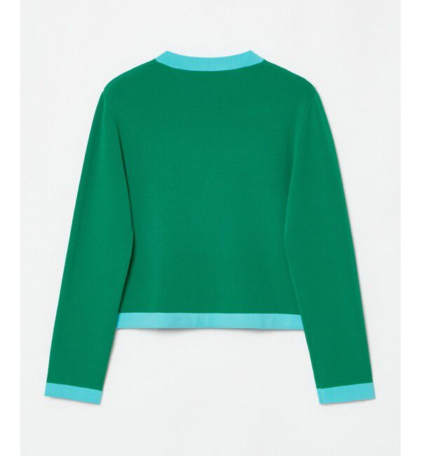 LOULOU WILLOUGHBY「◇【LOULOU WILLOUGHBY】バイカラーコンパクトカーディガン」|カーディガン|