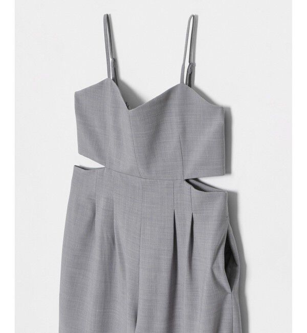 allureville「ストレッチトロサロペットパンツ」|オールインワン|