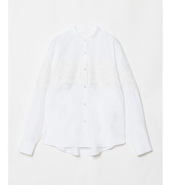 LOULOU WILLOUGHBY「【LOULOU WILLOUGHBY】フラワーレースシャツ」|シャツ・ブラウス|