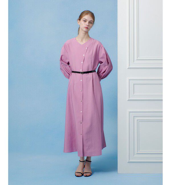 LOULOU WILLOUGHBY「【LOULOU WILLOUGHBY】ヴィンテージオーガンパフワンピース」|ワンピース|