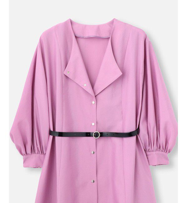 LOULOU WILLOUGHBY「【LOULOU WILLOUGHBY】ヴィンテージオーガンパフワンピース」|ワンピース|