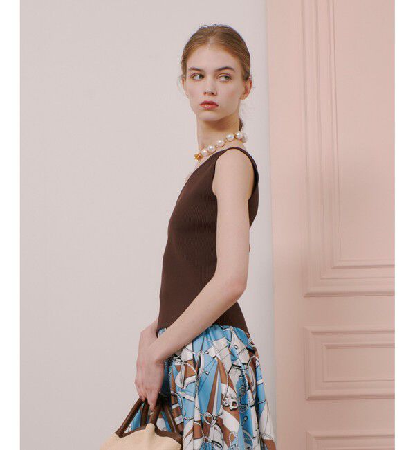 LOULOU WILLOUGHBY「【LOULOU WILLOUGHBY】ワンショルダーアンサンブル」|ニット・セーター|