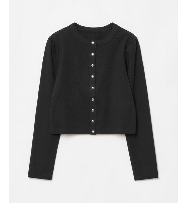 LOULOU WILLOUGHBY「【LOULOU WILLOUGHBY】ポンチカーディガン」|カーディガン|