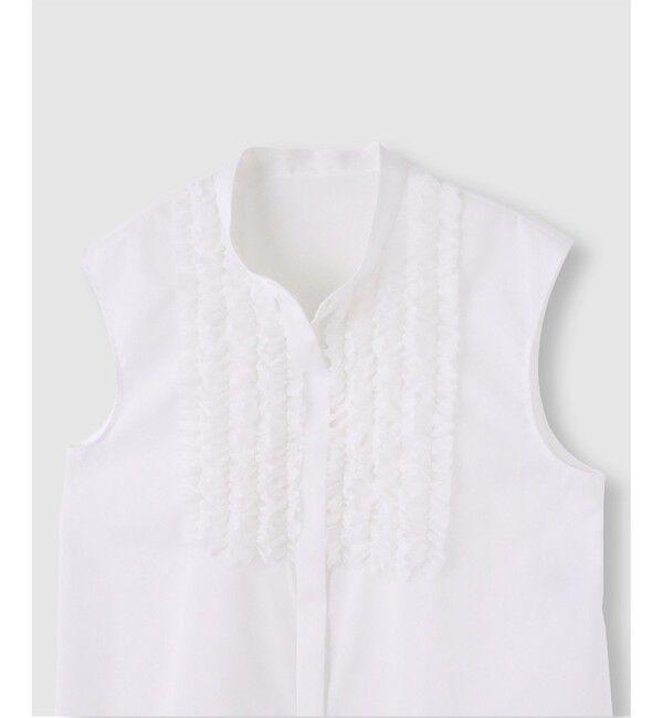 LOULOU WILLOUGHBY「【LOULOU WILLOUGHBY】フロントシアーフリルブラウス」|シャツ・ブラウス|