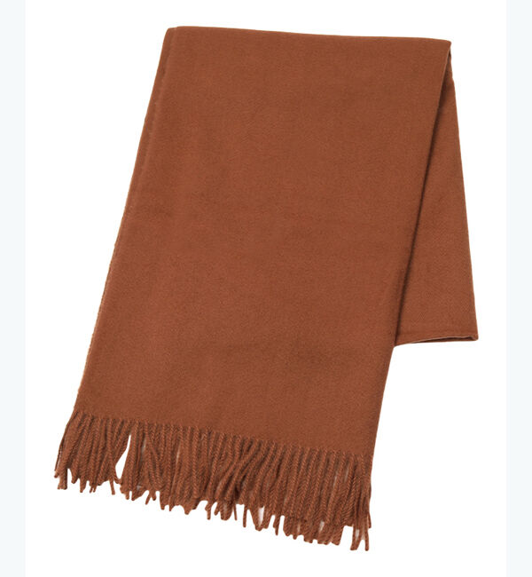 ur's「カシミヤタッチストール」|ストール|キャメル