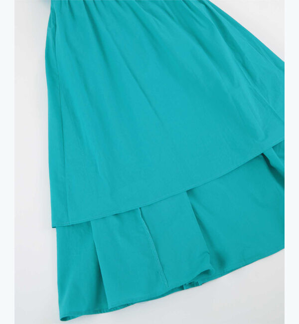 ur's「フレンチスリーブギャザーフレアワンピース」|ワンピース|