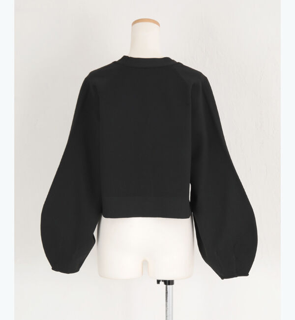 titivate「【前坂美結さんコラボ】Vネッククロップドニットカーディガン」|ニット・セーター|