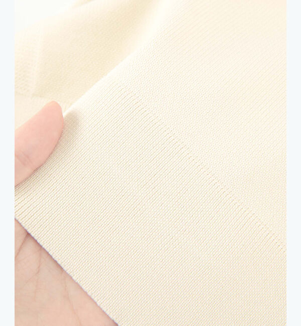 titivate「【前坂美結さんコラボ】Vネッククロップドニットカーディガン」|ニット・セーター|