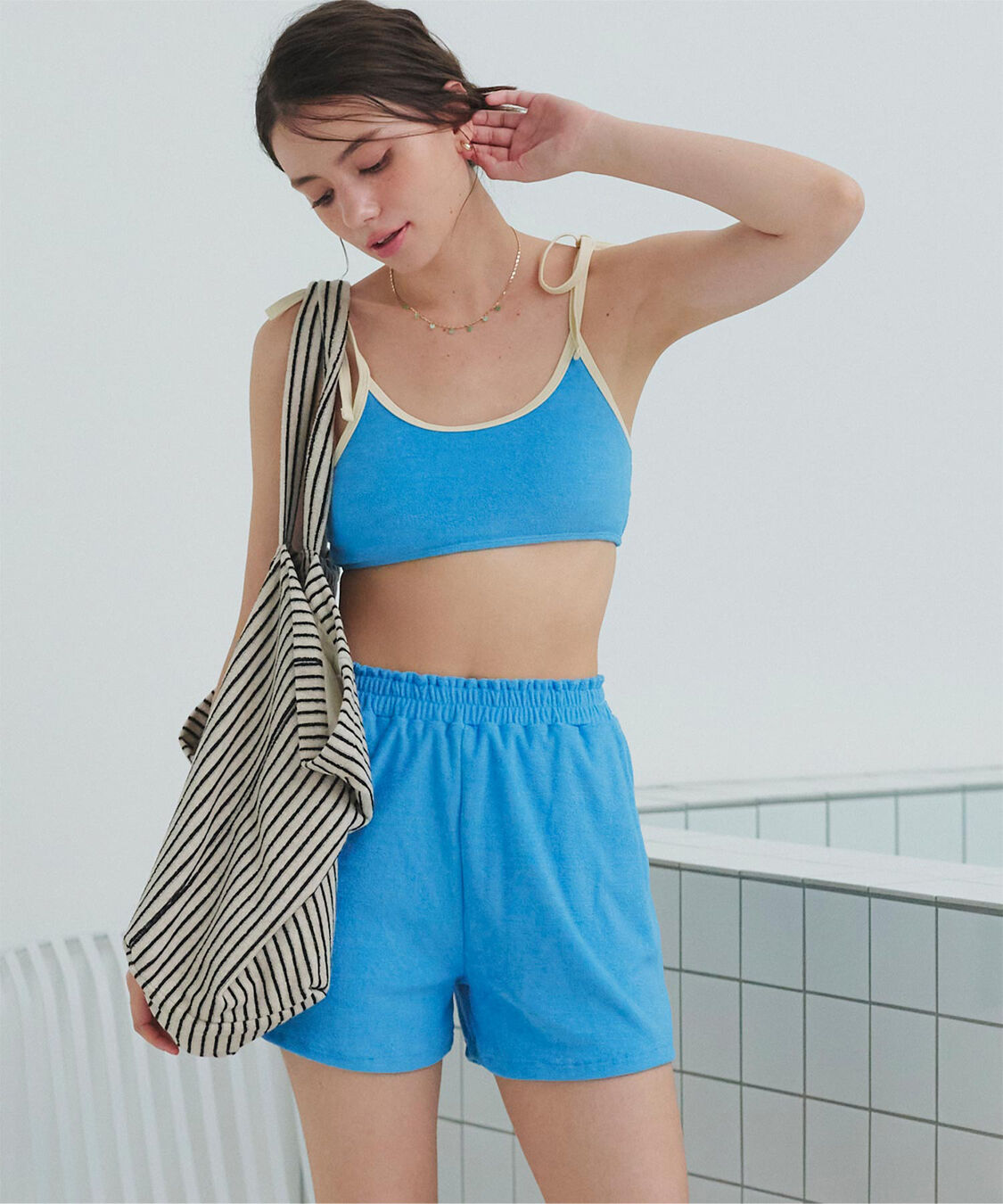 SEA DRESS「パイル素材ショートパンツ」|ショーツ|