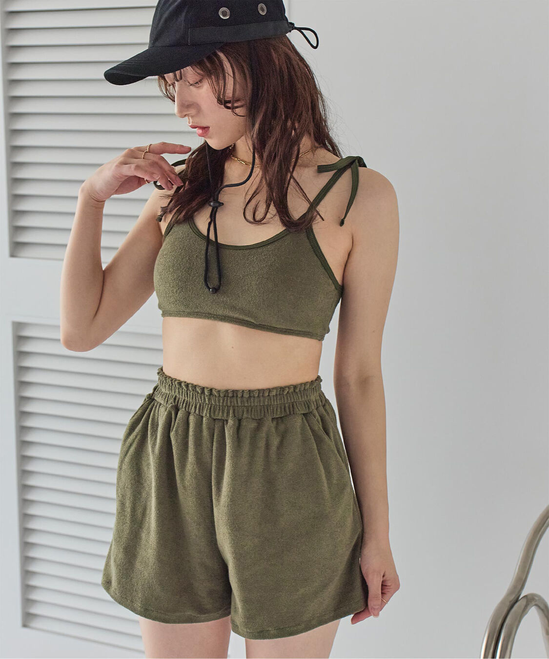 SEA DRESS「パイル素材ショートパンツ」|ショーツ|