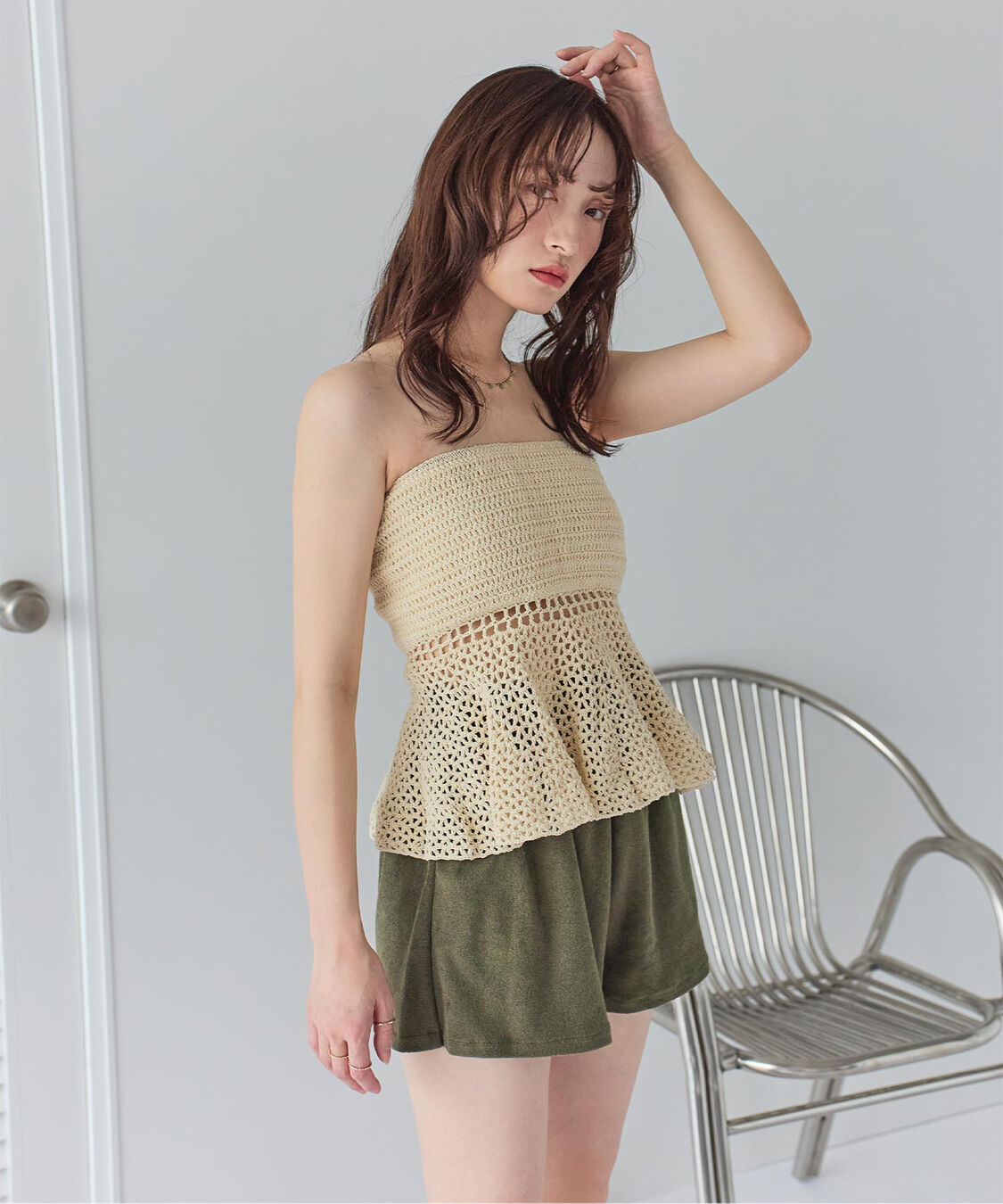 SEA DRESS「パイル素材ショートパンツ」|ショーツ|