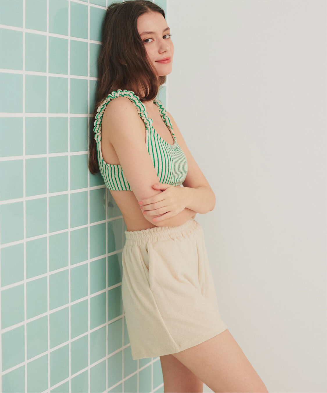 SEA DRESS「パイル素材ショートパンツ」|ショーツ|