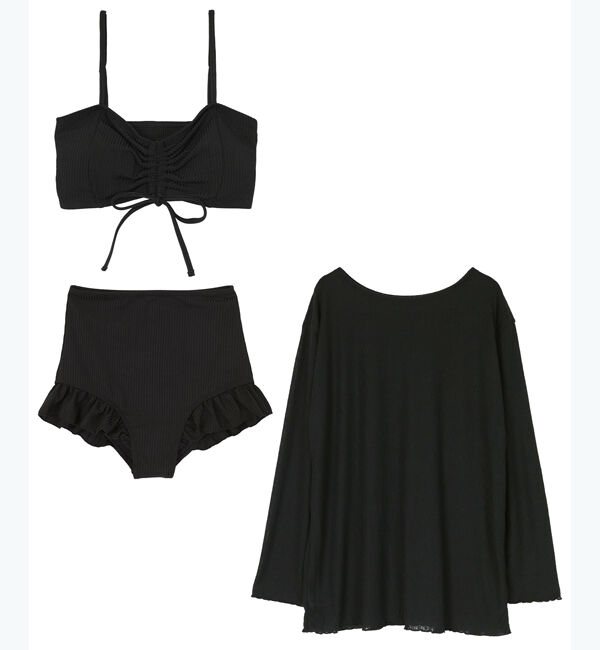 SEA DRESS「シアートップス付ビキニ/セット水着」|ビキニ|