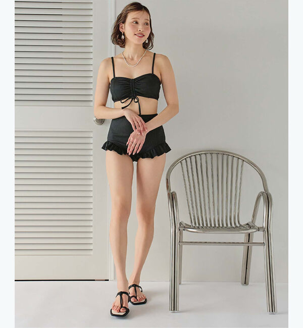 SEA DRESS「シアートップス付ビキニ/セット水着」|ビキニ|