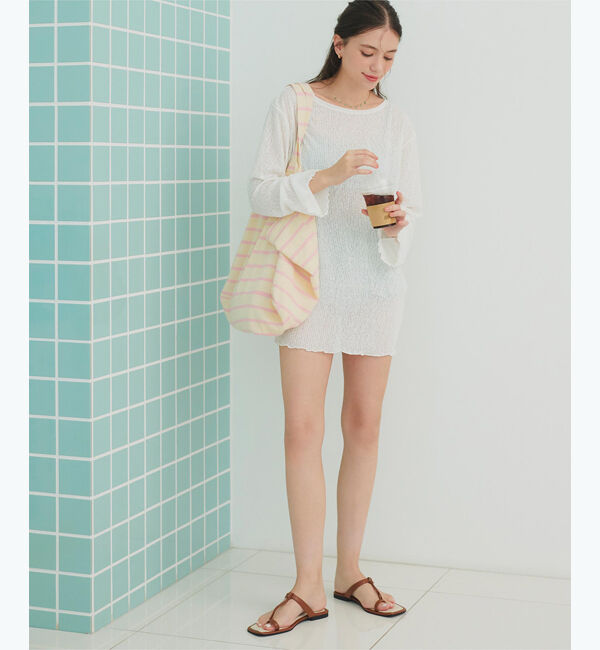 SEA DRESS「シアートップス付ビキニ/セット水着」|ビキニ|