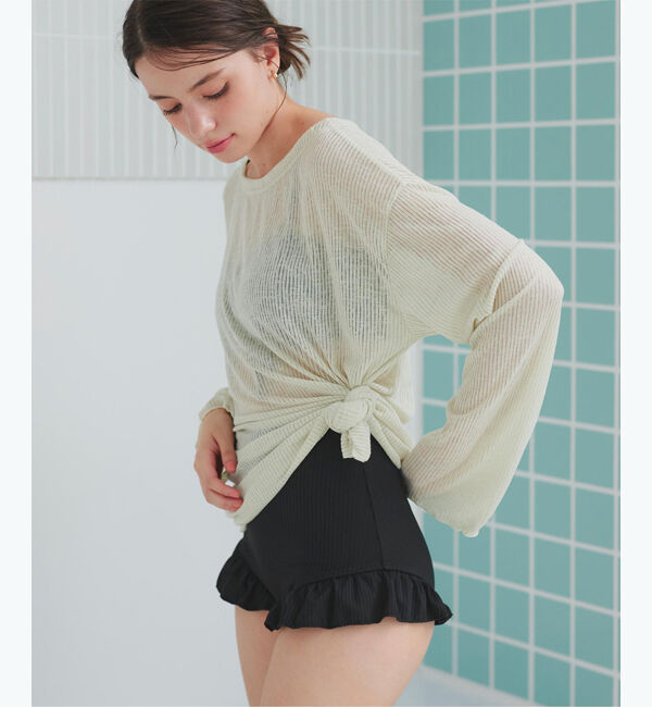 SEA DRESS「シアートップス付ビキニ/セット水着」|ビキニ|