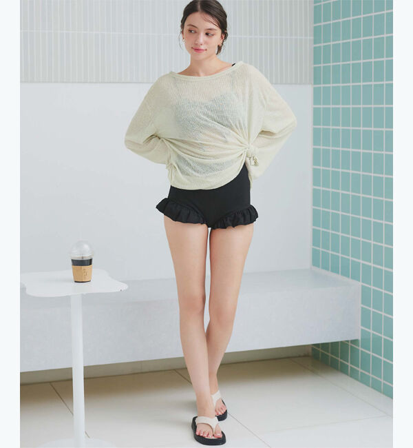 SEA DRESS「シアートップス付ビキニ/セット水着」|ビキニ|