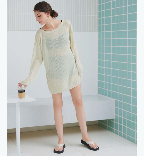 SEA DRESS「シアートップス付ビキニ/セット水着」|ビキニ|