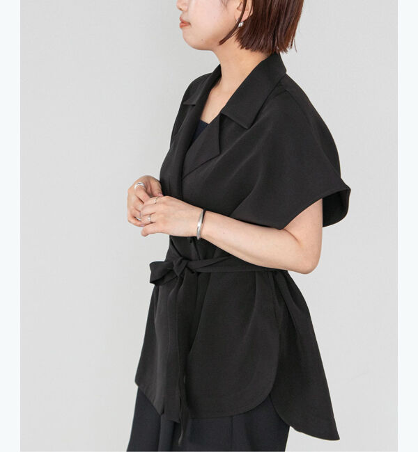 ur's「トレンチデザインジレ/ブラウス」|シャツ・ブラウス|