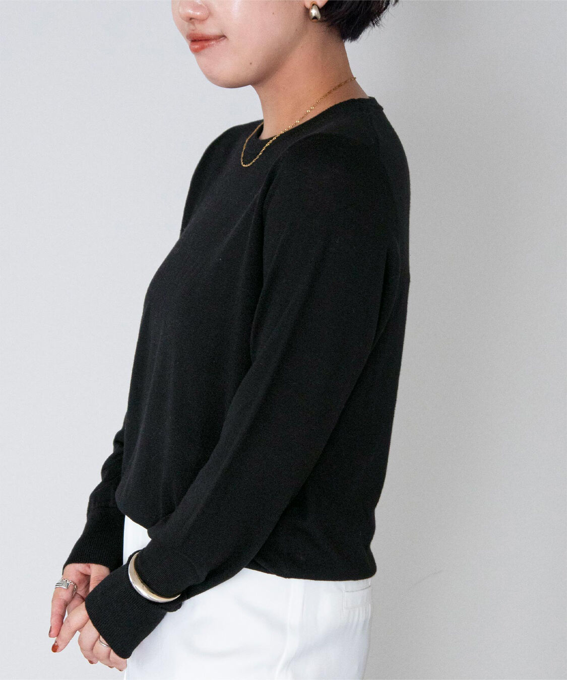 ur's「クルーネックハイゲージニット」|ニット・セーター|