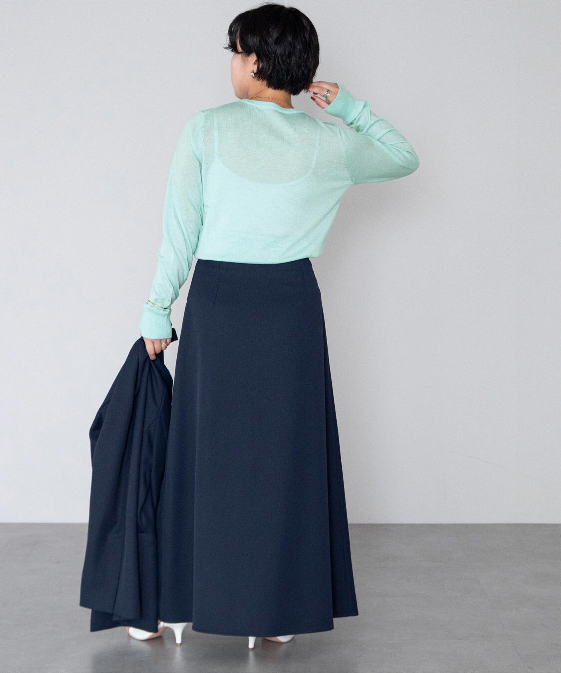 ur's「クルーネックハイゲージニット」|ニット・セーター|