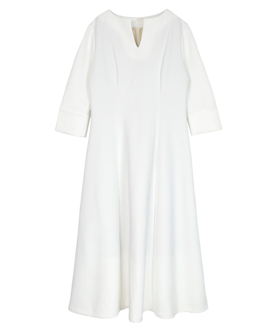 ur's「ボンディングキーネックウエストシェイプワンピース」|ワンピース|ホワイト