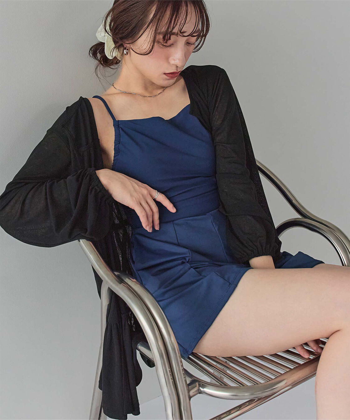 SEA DRESS「ティアードロングカーディガン/ラッシュガード」|コンビネゾン|